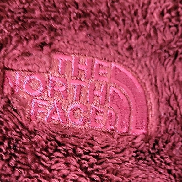 The North Face Osito Fleece Jacket Burgundy Red Women's Size Small - Picture 3 of 12